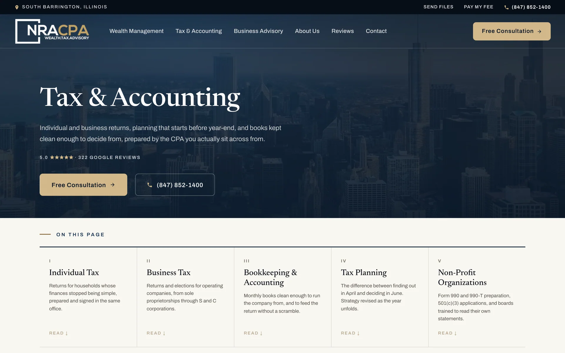 NRACPA: Tax & accounting page.